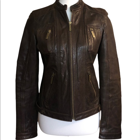 Michael Kors Jackets & Blazers - Michael Kors Leather Jacket